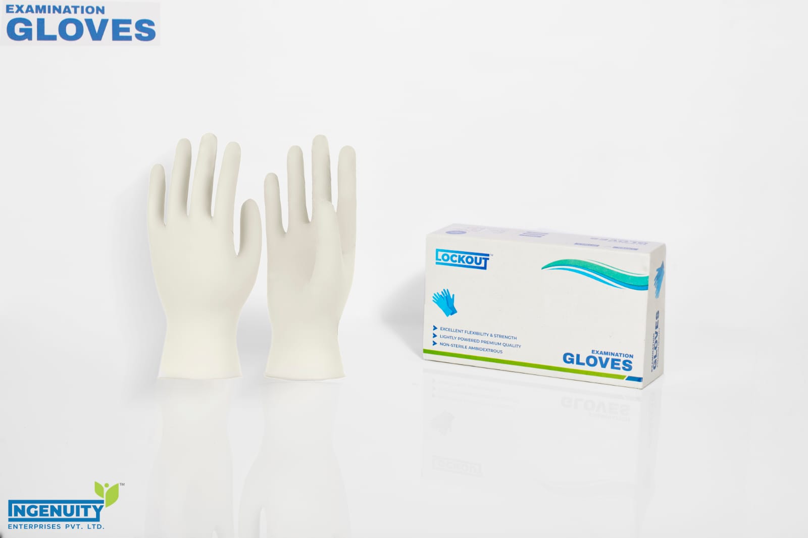 Examination gloves by Ingenuity Enterprises